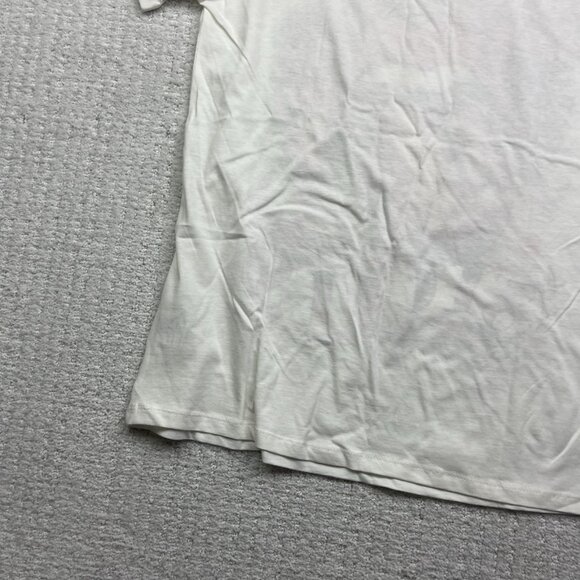 NEW The Rolling Stones Band T-Shirt Wom Sz XS White Off-White Tattoo Graphic - Picture 15 of 15